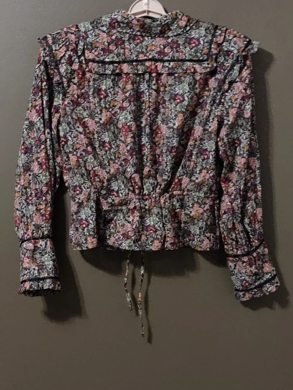 Free People Daybreak Floral Boho Blouse Size Medium